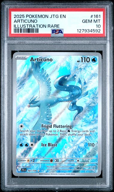 ARTICUNO - 2025 SV JOURNEY TOGETHER 161 - PSA 10 π