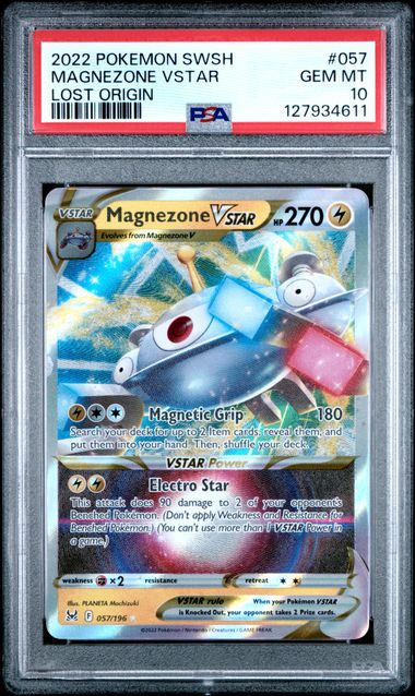 MAGNEZONE VSTAR - 2022 SWSH LOST ORIGIN - PSA 10 π