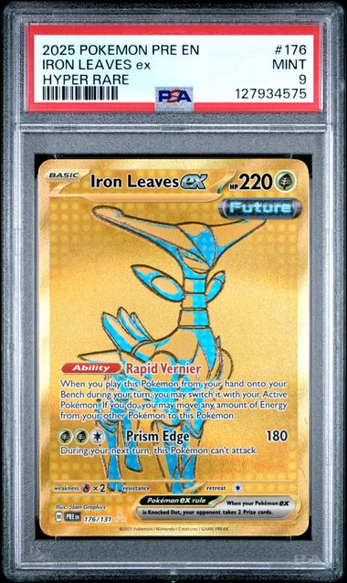 IRON LEAVES EX - 2025 SV PRISMATIC EVOLUTION 176 - PSA 9