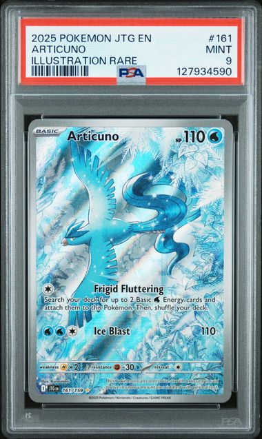 ARTICUNO - 2025 SV JOURNEY TOGETHER 161 - PSA 9