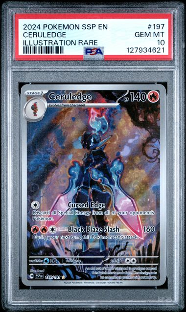 CERULEDGE - 2024 SURGING SPARKS 197 - PSA 10 π