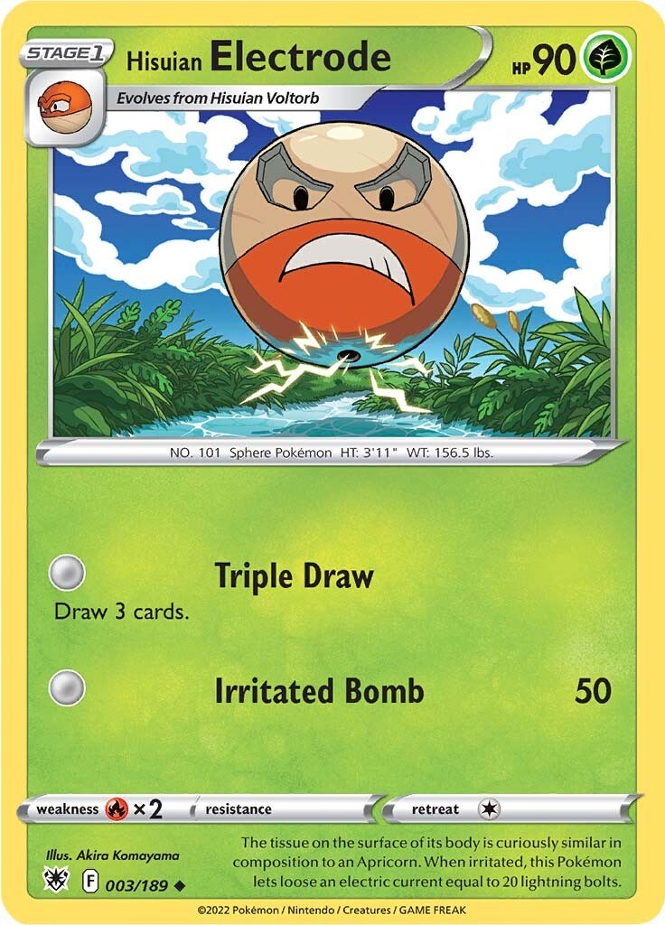 Hisuian Electrode [SWSH10 - 003]