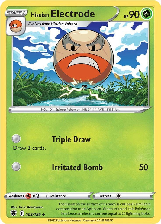 Hisuian Electrode [SWSH10 - 003]