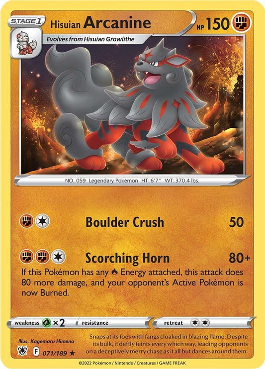 Hisuian Arcanine [SWSH10 - 071]