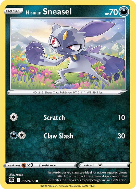 Hisuian Sneasel [SWSH10 - 092]