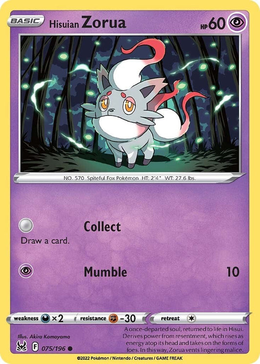 Hisuian Zorua [SWSH11 - 075]