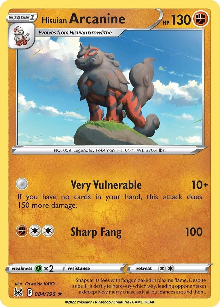 Hisuian Arcanine [SWSH11 - 084]