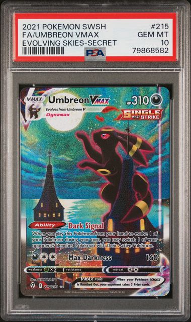 UMBREON VMAX - 2021 SWSH EVOLVING SKIES 215 - PSA 10 💎