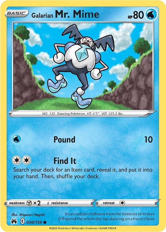 Galarian Mr. Mime [CRZ - 030]