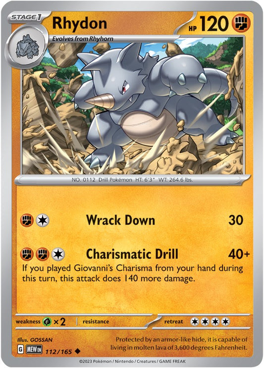 Rhydon [MEW - 112/165]