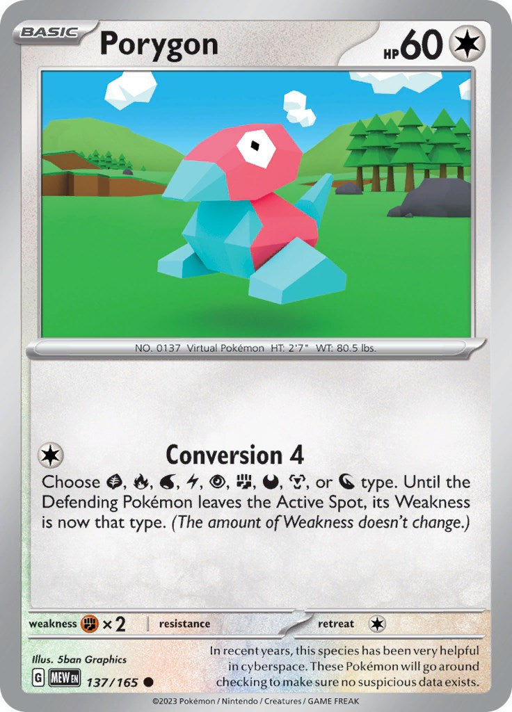 Porygon [MEW - 137]