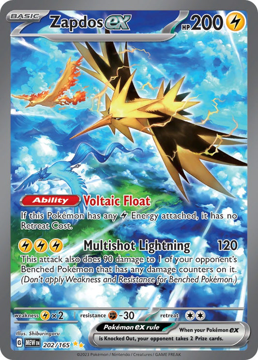 Zapdos ex - 202/165 [MEW - 202]