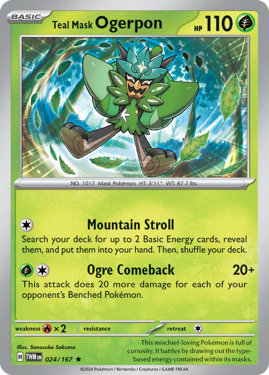 Teal Mask Ogerpon [TWM - 024]