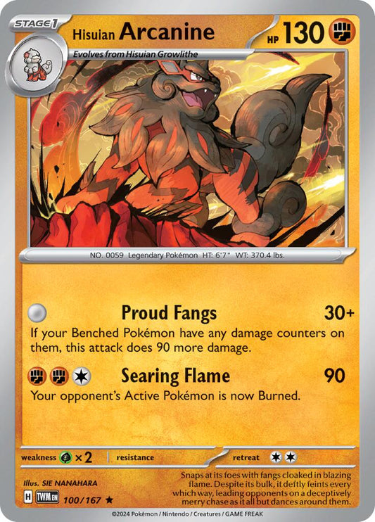 Hisuian Arcanine [TWM - 100]