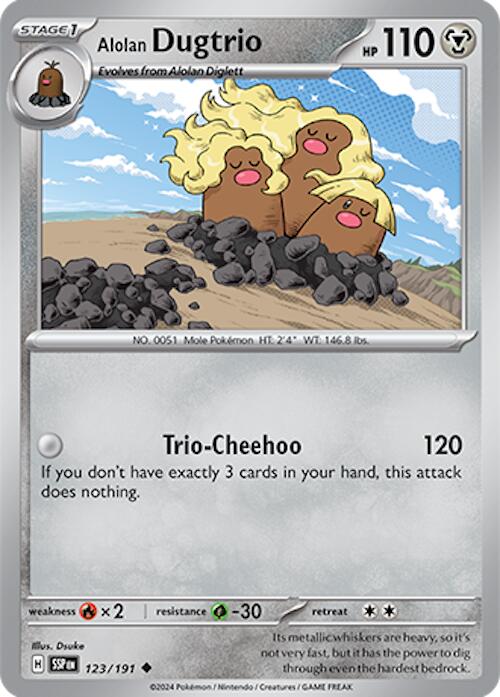 Alolan Dugtrio - 123/191 [SSP - 123]