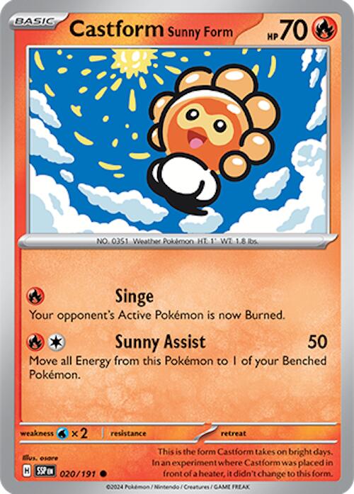 Castform Sunny Form - 020/191 [SSP - 020]