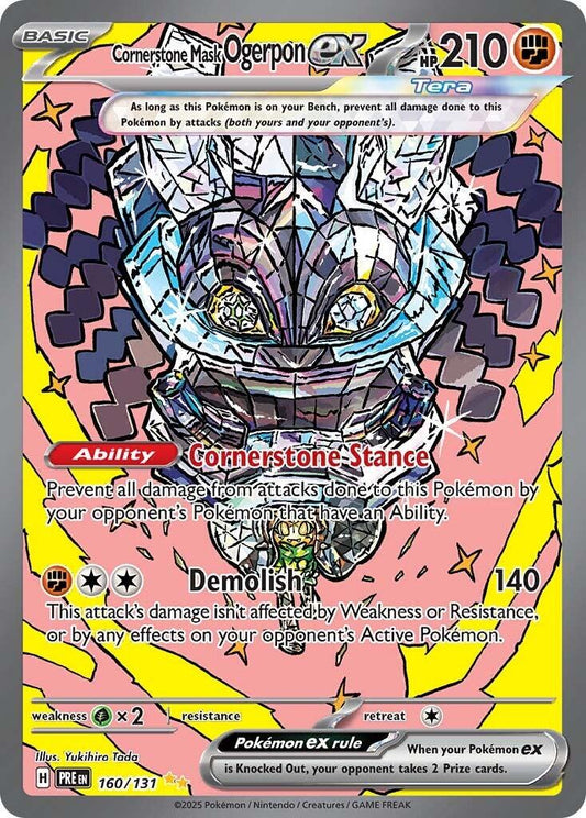 Cornerstone Mask Ogerpon ex - 160/131 [PRE - 160]