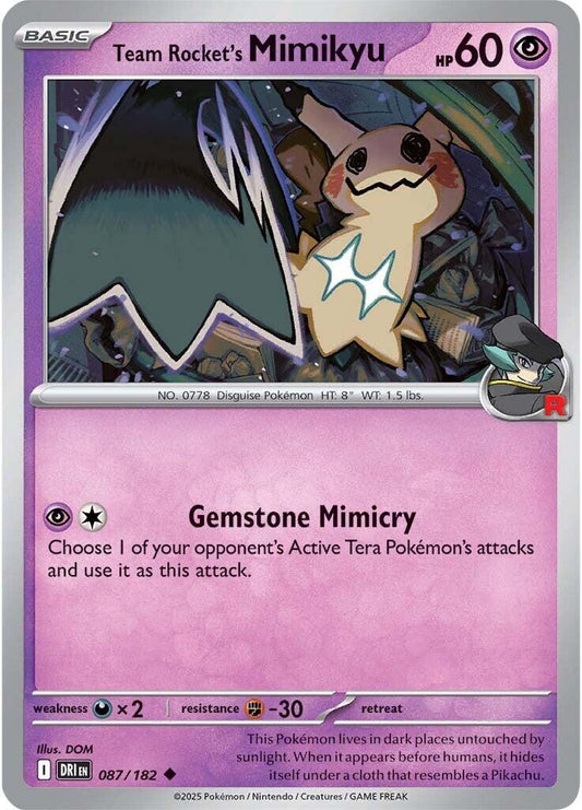 Team Rocket's Mimikyu [DRI - 087]