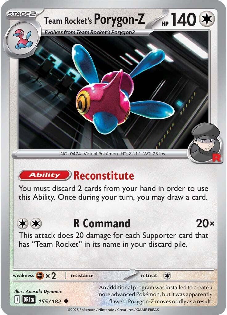 Team Rocket's Porygon-Z [DRI - 155]