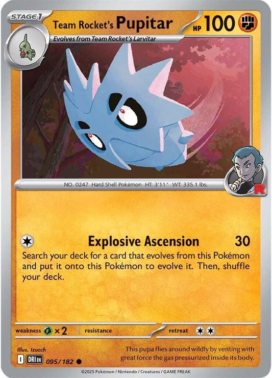Team Rocket's Pupitar [DRI - 095]