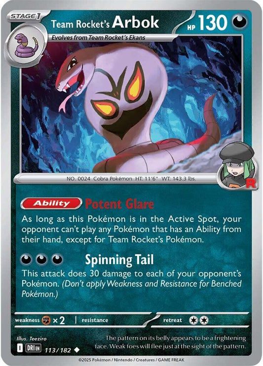 Team Rocket's Arbok [DRI - 113]