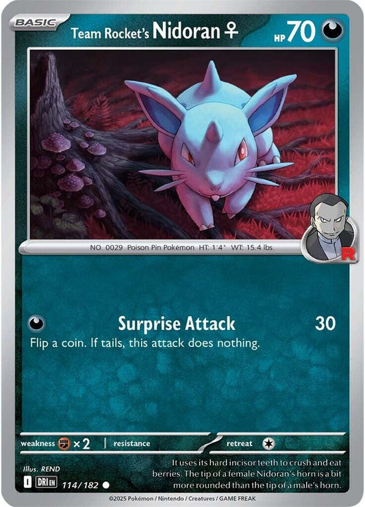 Team Rocket's Nidoran F [DRI - 114]