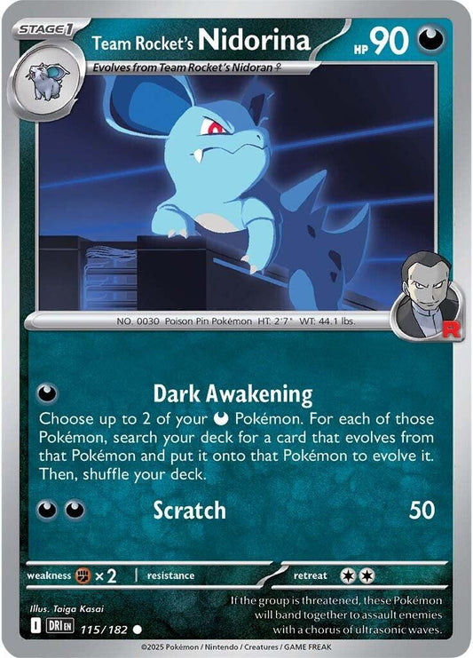 Team Rocket's Nidorina [DRI - 115]