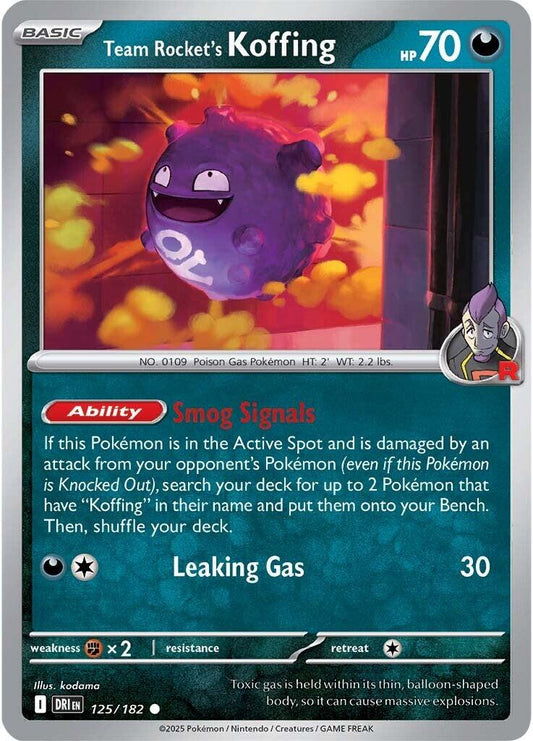 Team Rocket's Koffing [DRI - 125]