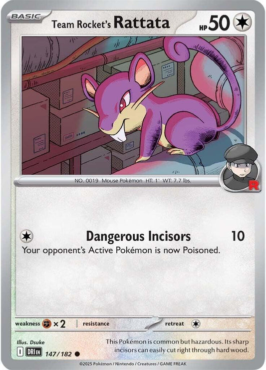 Team Rocket's Rattata [DRI - 147]