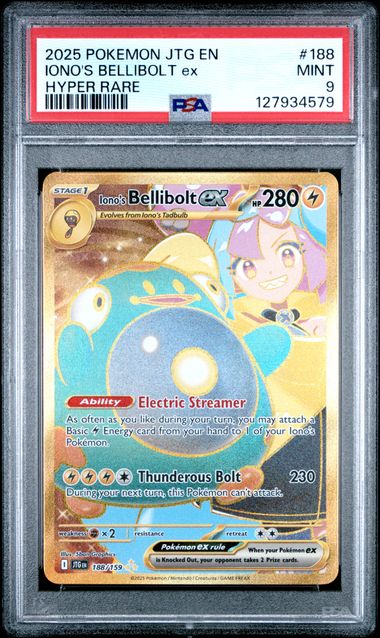 IONO'S BELLIBOLT EX - 2025 SV JOURNEY TOGETHER 188 - PSA 9