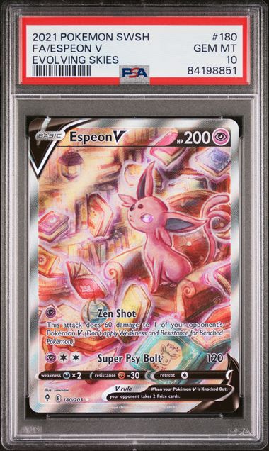 ESPEON V - 2021 SWSH EVOLVING SKIES 180 - PSA 10 💎