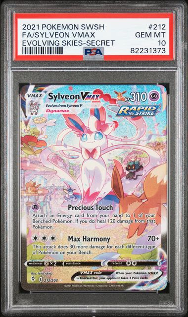 SYLVEON VMAX - 2021 SWSH EVOLVING SKIES 212 - PSA 10 💎