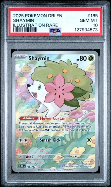 SHAYMIN - 2025 DESTINED RIVALS 185 - PSA 10 💎