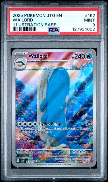 WAILORD - 2025 SV JOURNEY TOGETHER 162 - PSA 9
