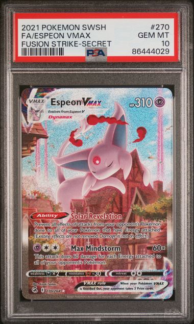 ESPEON VMAX - 2021 SWSH FUSHION STRIKE 270 - PSA 10 💎